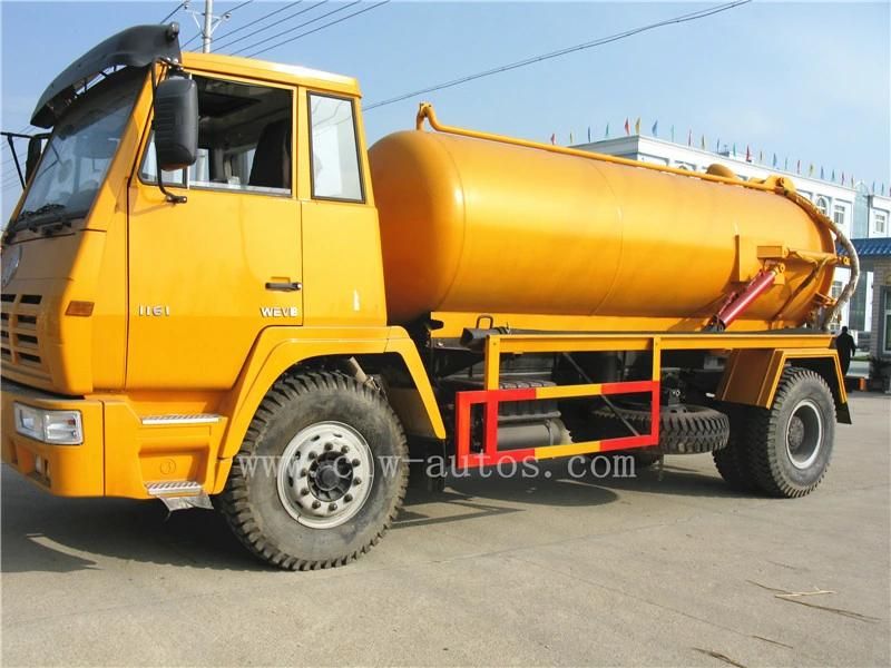 Shacman 4X2 Model 10000liters Vacuum Sewage Suction Truck Sewer Suction Tank Truck