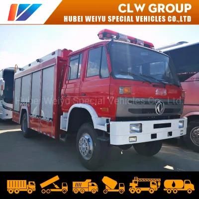 4X4 Dongfeng 5tons Water Foam City Fire Fighting Truck