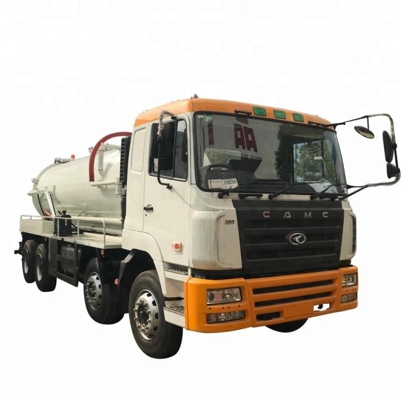 China Brand High Pressure Cleaning Sewage Suction Truck Sewer Cleaning Truck