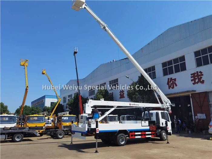 Japan Brand Isuzu 22 Meters Man Lift Aerial Platform Working Truck Cherry Picker High Altitude Operation Truck