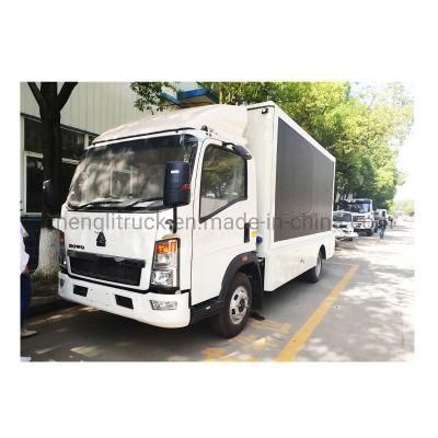 HOWO P6 Outdoor Mobile Full Color Display Screen LED Advertising Truck for Sale