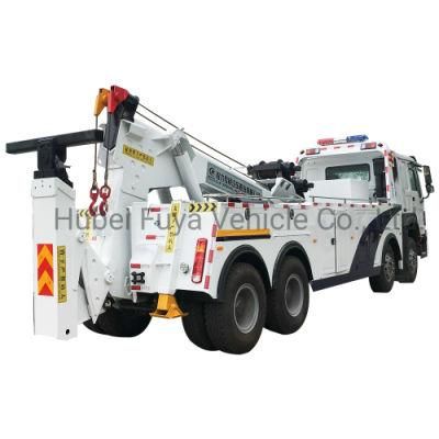 Heavy Duty HOWO 371HP 40ton Integrated Truck Hook and Chain Tow Trucks