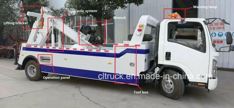 Dongfeng HOWO Isuzu 5tons 8tons Wrecker Pick up/Towing Truck for Road Recovery