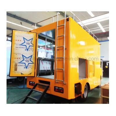 Dongfeng 4*2 New Design Coffee Ice Cream Mobile Food Truck