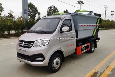 Gasoline 1mt 1m3 or 1 Cubic Meter 1ton Garbage Dumper Truck