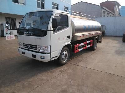 High Quality 5tons 5t 5000L 5m3 Stainless Steel Potable Drinking Water Tank Truck