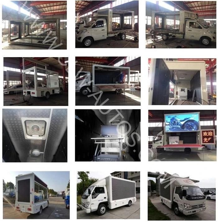 Dongfeng 4X2 Mobile Advertising Truck Outdoor Super Bright Display LED Billboard Truck