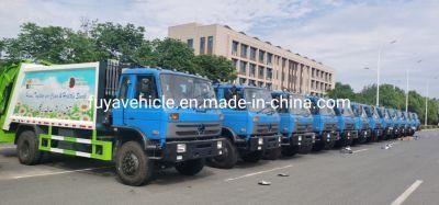 Cheap Price China Dongfeng 4X2 LHD Rhd Compactor Garbage Truck 12m3 14m3 16m3 18m3 Garbage Collection Compression Truck
