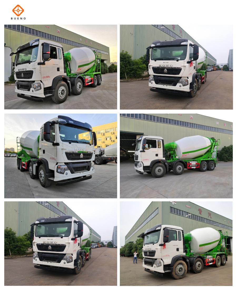 11cbm China Sinotruk HOWO Euro3 8*4 371HP Right Hand Driving Concrete Mixer Truck