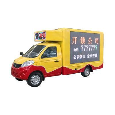 Good Quality Foton Mini 24V 3 Side Full Color P4 P5 P6 Advertising LED Truck