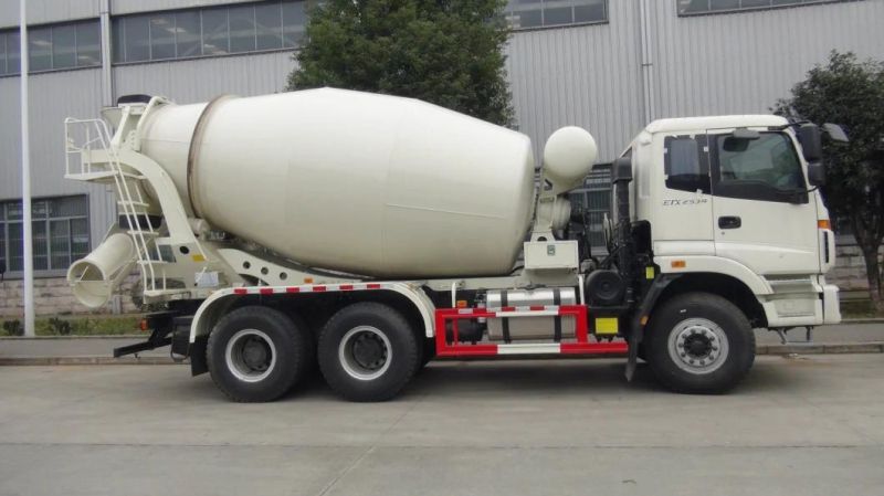 Foton 10 Wheels Concrete Mixer Machine Cement Mixer Truck Construction Equipment
