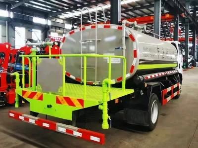 4 Tons Truck Front spraying rear sprinkle for cleaning urban road water cart
