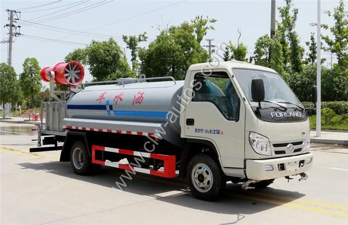 Forland 4tons 5tons Sprinkler Water Tanker Truck Dust Suppression Gog Gun