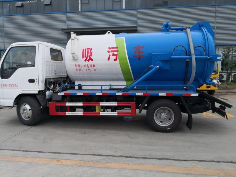 Customized New 4*2 Sewage Suction Truck High Pressure Vacuum Sewer Truck