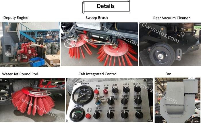 Customized Upper Body Box SKD for Road Sweeper Truck Cleaning Equipment