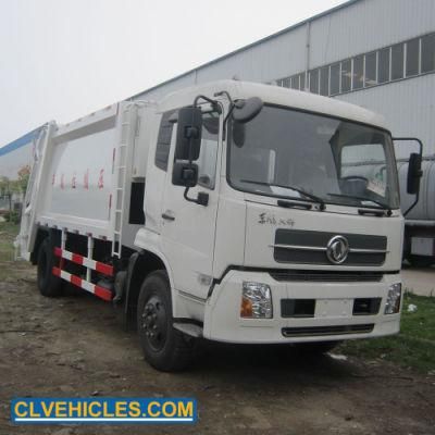 4X2 8ton 10cbm Compression Garbage Tank Refuse Compactor Truck