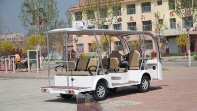 4kw Electric Sightseeing Bus 11 Seats Tour Passenger Car Scenic Spot Vehicle