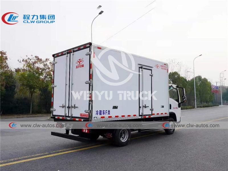 Shacman 4X2 Type 5tons Refrigerated Van Truck Refrigerator Trucks with Carrier Hanxue Thermo King Freezer Unit