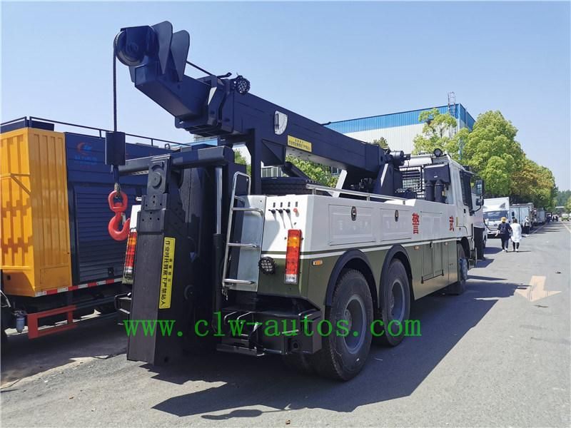 Sinotruck HOWO 6X6 371HP 20 Tons 30 Tons All Wheel Drive off Road Wrecker Truck Emergency Recovery Wrecker Truck