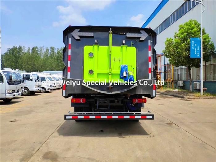 Dongfeng Road Sweeper Truck 6-Wheel 170HP Road Street Washing and Sweeping Broomer