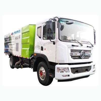 Dongfeng Euro5 8m3 Dust Tank 2m3 Water Tank Vacuum Sweeper Truck