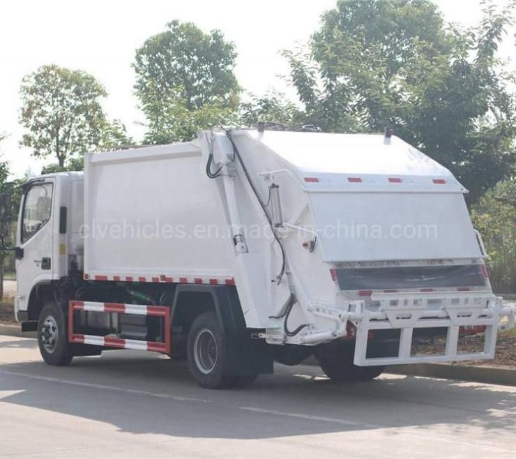 Foton 4X2 8cbm 120HP Refuse Collection Vehicle Garbage Compactor Truck