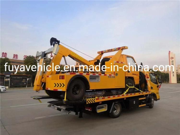 High End I Suzu 3ton Sliding Recovery Truck 4ton Flatbed Wrecker Tow Truck 6ton Rear Towing Truck