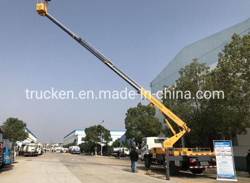 New Type Sinotruck 4*2 6 Wheels 12m 14m 16m 20m Aerial Platform Truck Trucks Aerial Working Truck Price for Sale