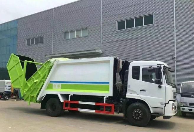 Dongfeng 5m3 Compactor Garbage Truck with Swing Arm System