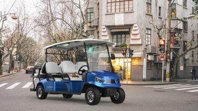 Low Speed Electrical Vehicle Sightseeing Club Cart Classic Electric Golf Car with CE