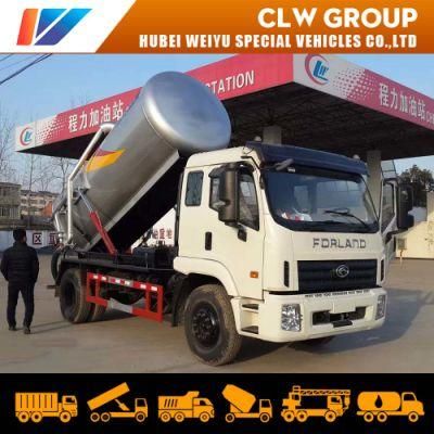 Forland 8tons Mobile Sewage Suction Vehicle Vacuum Tank for Sewer Cleaning