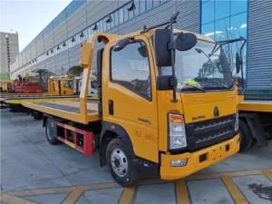 Towing 4 Tons HOWO 110HP Wrecker Truck