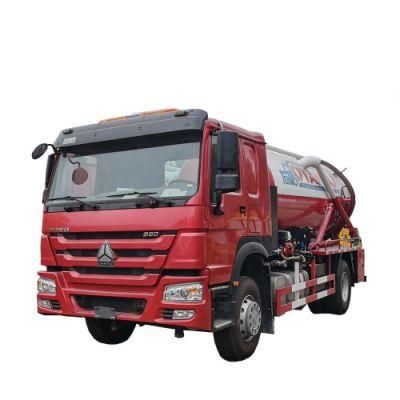 Sinotruk HOWO 4X2 12000liter Vacuum Sewage Suction Truck /Sewage Truck on Sales