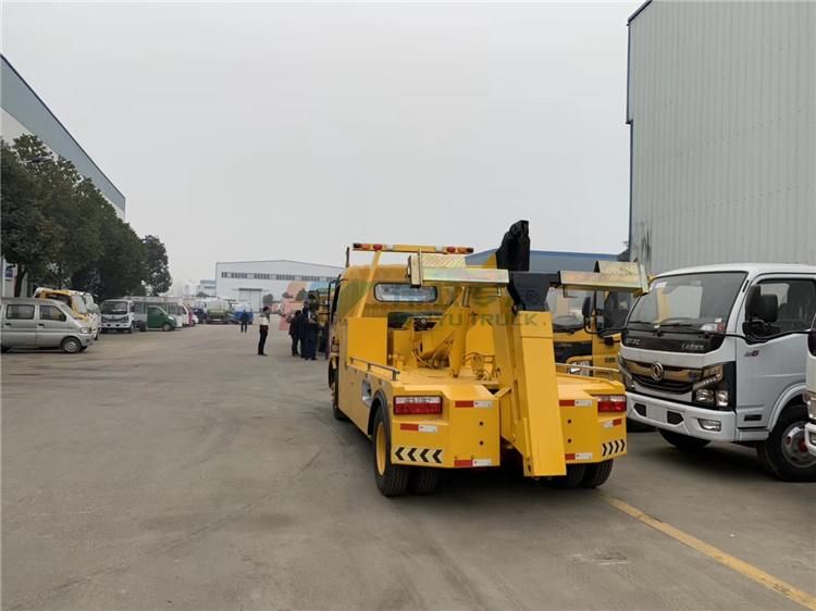 4tons Recovery Tow Truck Dongfeng 120HP 4t Road Wrecker Towing Car for Sale