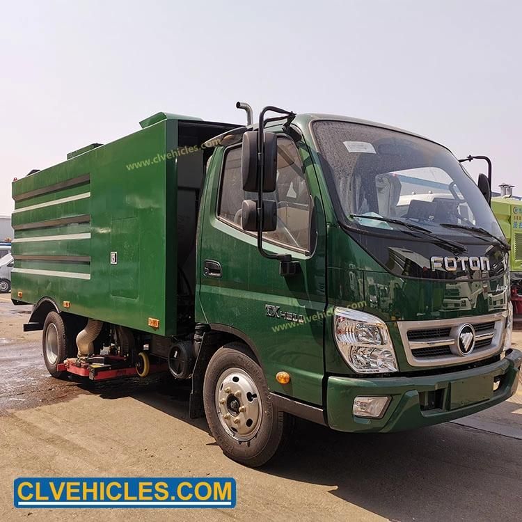 Foton 4X2 5000L Vacuum Sweeper Truck Road Street Cleaner Truck