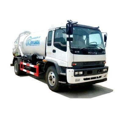 Japan 4X2 10tons 10 Cubic Meter 10000L 10m3 Vacuum Suction Tank Truck