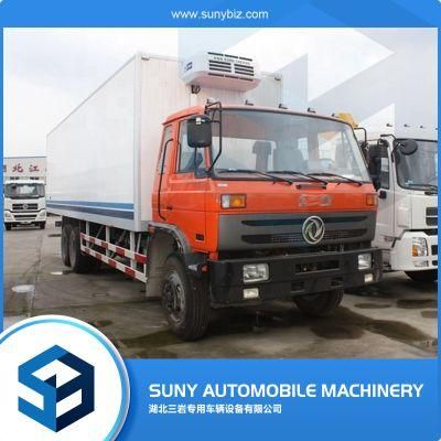 Africa Used Heavy Duty 10 Wheeler Refrigerated Cargo Van Freezer Van Truck