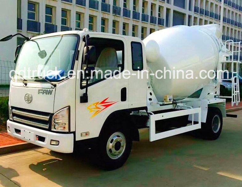 FAW CONCRETE MIXER TRUK/ 9m3 CAPACITY CEMENT MIXER TRUCK