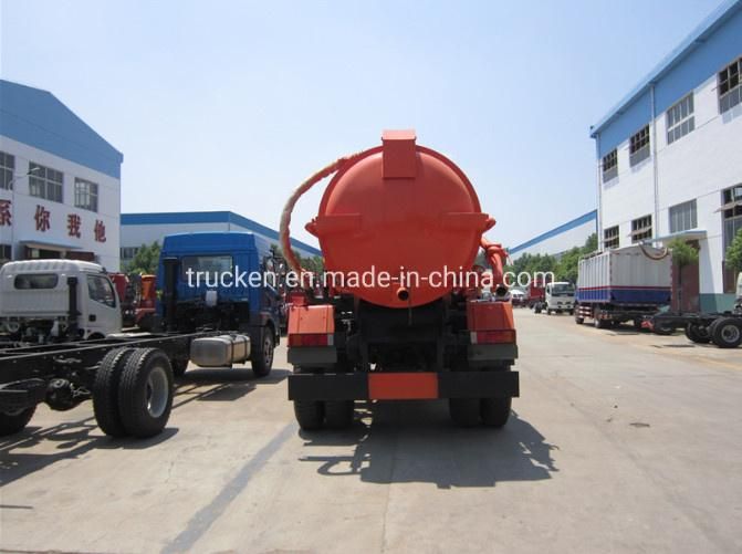 Sinotruk 10m3 10000 Litres Guaranteed 100% Diesel Engine Vacuum Suction Sewer Cleaning Sewage Tanker Truck for Sale