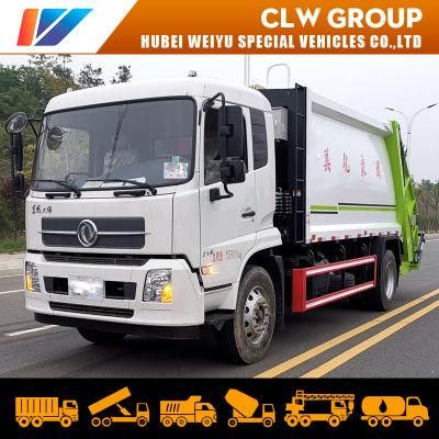 Dongfeng 15 Cbm 4*2 Self Compressing Garbage Compactor Truck Refuse Collection Truck