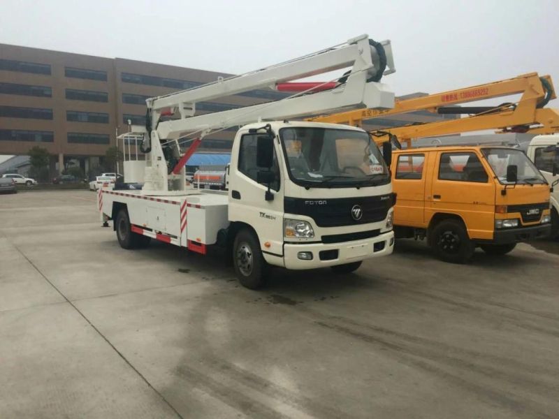 Good Quality Foton Aumark 14m 16m Two-Section Folding Arm High Altitude Operation Truck