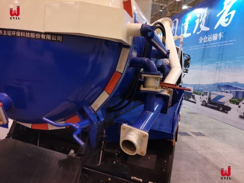 Wuzheng 4*2 Sewer Sewage Suction Truck 130 Horsepower