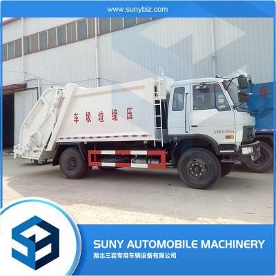 12-14 Cbm High Compaction Rear Loader Waste Vehicle New Garbage Truck Price