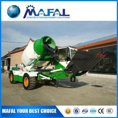 3.5m3 Mobile Self Loading Concrete Mixer in Africa