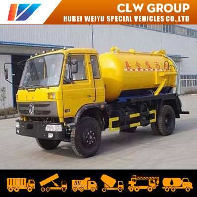 China Factory Price Dongfeng 4*2 8tons 8t City Wells Cleaning Sewage Fecal 8000liters 8cbm 8m3 Street Vacuum Suction Truck