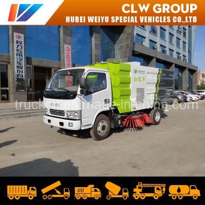 Dongfeng 4X2 Road Cleaning Truck Road Sweeper Mounted Vacuum Brush Truck