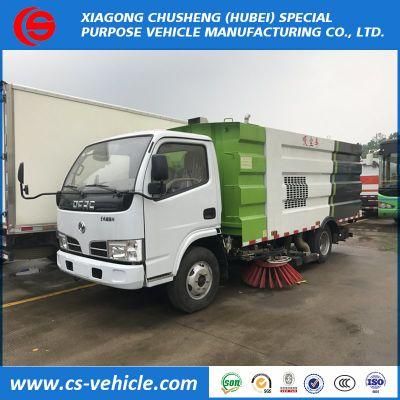 Dongfeng 4000 Liters Dustbin 1500L Water Tanker Street Sweeper Truck Road Cleaning Truck