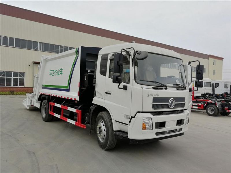 Fully Hermetical Type 10 to 12m3 Compressed Garbage Truck