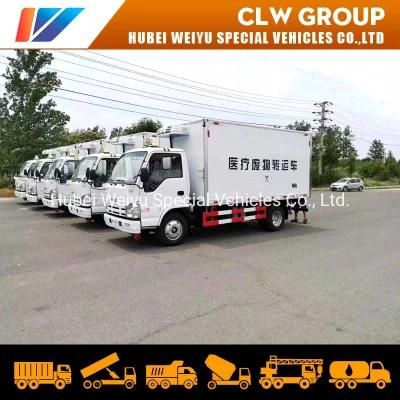 4X2 China 5tons Refrigerated Van Medical Waste Truck 8tons Medical Refuse Transport Truck