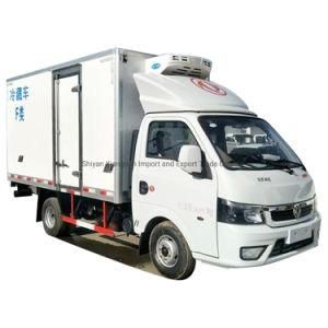 Dongfeng 4X2 Left Hand Drive Intercity Delivery Freezer Van Refrigerated Truck